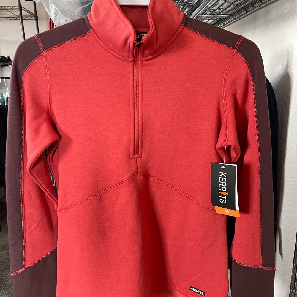 - Kerrits Fleece 1/2 zip - Paprika